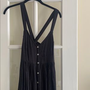 free people black maxi dress
